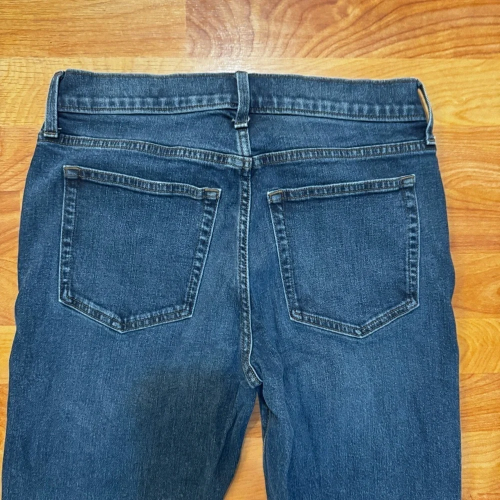J Crew Jeans Mens Straight Flex Blue Medium Wash Denim 5 Pockets Size 29 x 32